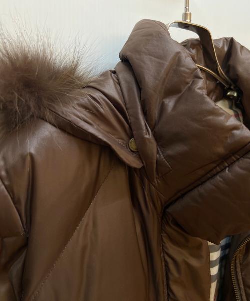 BURBERRY（バーバリー）BURBERRY (バーバリー) ダウンコート ブラウン サイズ:42の古着・服飾アイテム