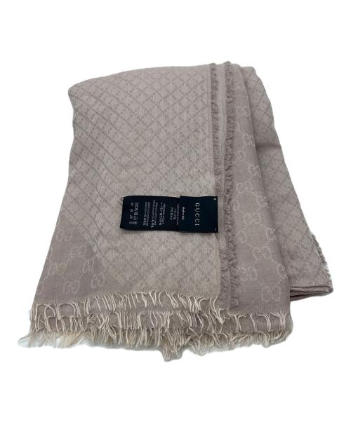 GUCCI（グッチ）GUCCI (グッチ) ストール ピンクの古着・服飾アイテム