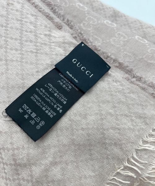 GUCCI（グッチ）GUCCI (グッチ) ストール ピンクの古着・服飾アイテム