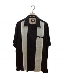 SCOTT（スコット）の古着「半袖シャツ」｜ブラック×スカイブルー