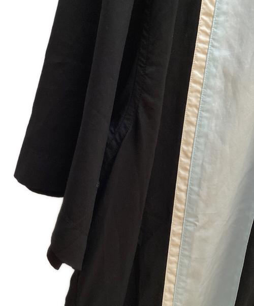 SCOTT（スコット）SCOTT (スコット) 半袖シャツ ブラック×スカイブルー サイズ:XLの古着・服飾アイテム