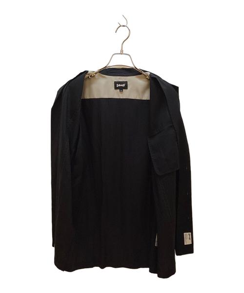SCOTT（スコット）SCOTT (スコット) 半袖シャツ ブラック×スカイブルー サイズ:XLの古着・服飾アイテム