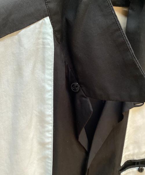 SCOTT（スコット）SCOTT (スコット) 半袖シャツ ブラック×スカイブルー サイズ:XLの古着・服飾アイテム