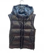 BURBERRY BLACK LABELバーバリーブラックレーベル）の古着「ダウンベスト」｜ブラック