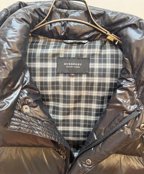 BURBERRY BLACK LABEL（バーバリーブラックレーベル）BURBERRY BLACK LABEL (バーバリーブラックレーベル) ダウンベスト ブラック サイズ:Mの古着・服飾アイテム