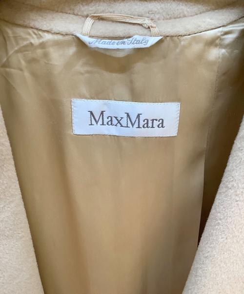 MaxMara（マックスマーラ）MaxMara (マックスマーラ) ロングコート ベージュ サイズ:40の古着・服飾アイテム