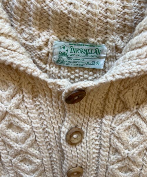 INVERALLAN（インバーアラン）INVERALLAN (インバーアラン) ニットカーディガン アイボリー サイズ:不明の古着・服飾アイテム