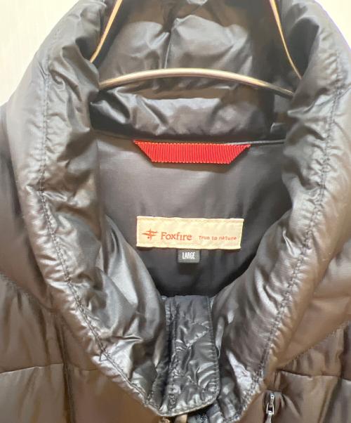 FOX FIRE（フォックスファイヤー）FOX FIRE (フォックスファイヤー) ダウンジャケット ブラック サイズ:Lの古着・服飾アイテム