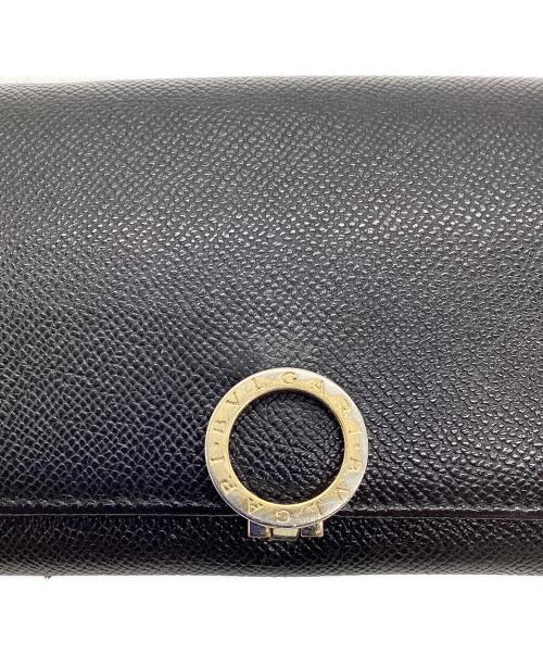 BVLGARI（ブルガリ）BVLGARI (ブルガリ) 2つ折り財布 ブラックの古着・服飾アイテム