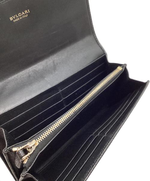 BVLGARI（ブルガリ）BVLGARI (ブルガリ) 2つ折り財布 ブラックの古着・服飾アイテム