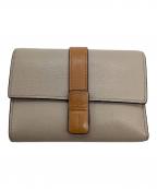 LOEWEロエベ）の古着「3つ折り財布」｜ベージュ×ブラウン