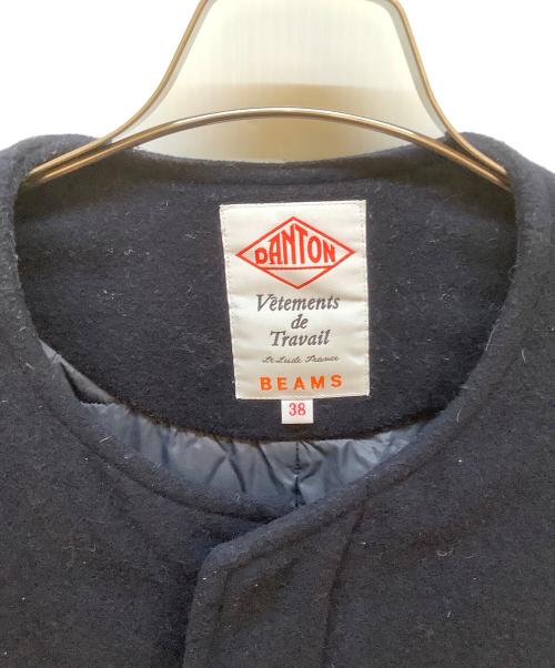 DANTON（ダントン）DANTON (ダントン) BEAMS (ビームス) ウールコート ネイビー サイズ:38の古着・服飾アイテム