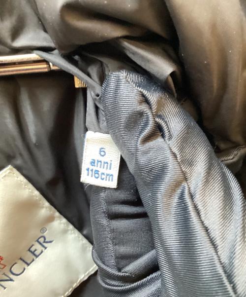 MONCLER（モンクレール）MONCLER (モンクレール) ダウンジャケット ブラック サイズ:116cmの古着・服飾アイテム