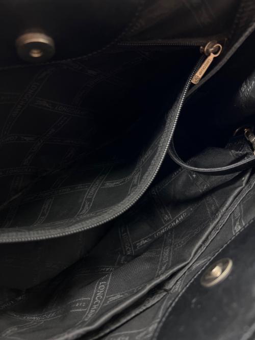 LONGCHAMP（ロンシャン）LONGCHAMP (ロンシャン) ハンドバッグ ブラックの古着・服飾アイテム