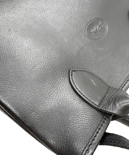 LONGCHAMP（ロンシャン）LONGCHAMP (ロンシャン) ハンドバッグ ブラックの古着・服飾アイテム