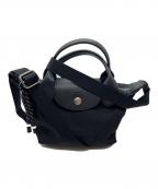 LONGCHAMPロンシャン）の古着「2WAYバッグ」｜ブラック