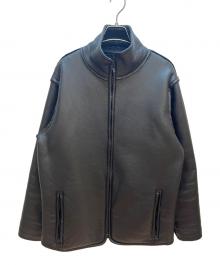 Needles（ニードルズ）の古着「Lined Boa Jacket - Faux Boa」｜ブラック