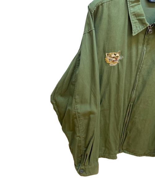 KRIFF MAYER（クリフメイヤー）KRIFF MAYER (クリフメイヤー) 刺繍スーベニアジャケット グリーン サイズ:XLの古着・服飾アイテム