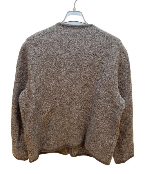 kluger（クルーガー）kluger (クルーガー) ノーカラージャケット ブラウン サイズ:54の古着・服飾アイテム
