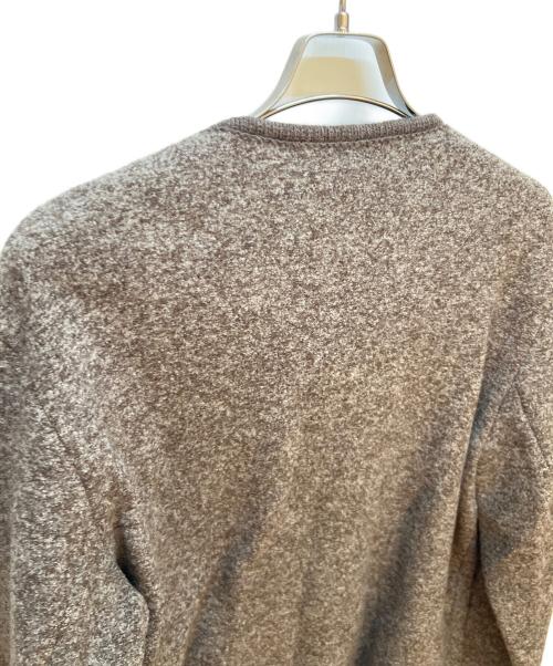 kluger（クルーガー）kluger (クルーガー) ノーカラージャケット ブラウン サイズ:54の古着・服飾アイテム