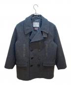FIDELITY×BLUE BLUEフィデリティー×ブルーブルー）の古着「ウールコート」｜グレー