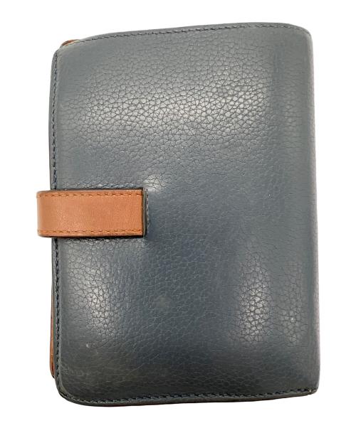 LOEWE（ロエベ）LOEWE (ロエベ) 2つ折り財布 ネイビーの古着・服飾アイテム