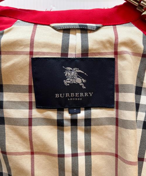 BURBERRY LONDON（バーバリーロンドン）BURBERRY LONDON (バーバリーロンドン) トレンチコート レッド サイズ:7の古着・服飾アイテム