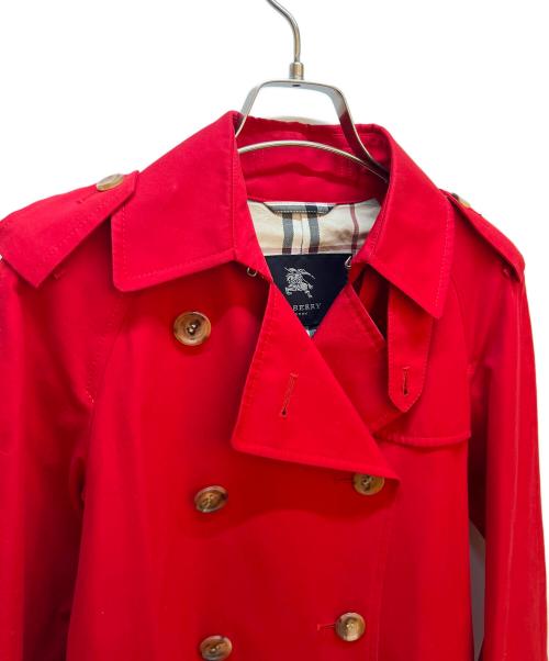 BURBERRY LONDON（バーバリーロンドン）BURBERRY LONDON (バーバリーロンドン) トレンチコート レッド サイズ:7の古着・服飾アイテム