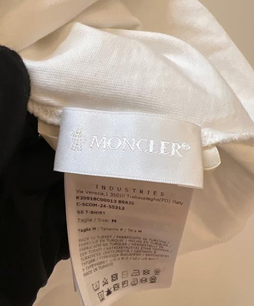 MONCLER（モンクレール）MONCLER (モンクレール) バイオロジックTシャツ ホワイト サイズ:Mの古着・服飾アイテム