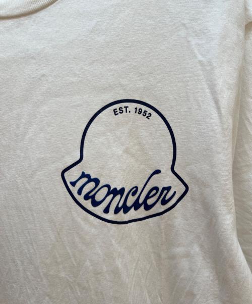 MONCLER（モンクレール）MONCLER (モンクレール) バイオロジックTシャツ ホワイト サイズ:Mの古着・服飾アイテム