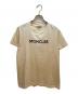 MONCLER（モンクレール）の古着「ロゴコットンTシャツ」｜アイボリー