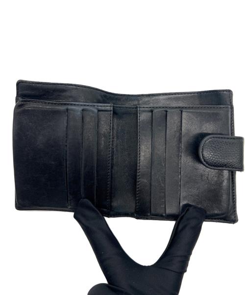 CHANEL（シャネル）CHANEL (シャネル) 3つ折り財布 ブラックの古着・服飾アイテム