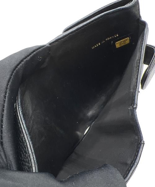 CHANEL（シャネル）CHANEL (シャネル) 3つ折り財布 ブラックの古着・服飾アイテム