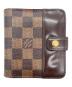 LOUIS VUITTON（ルイ ヴィトン）の古着「コンパクトウォレット」｜ブラウン