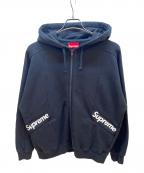 SUPREMEシュプリーム）の古着「ジップパーカー」｜ブラック