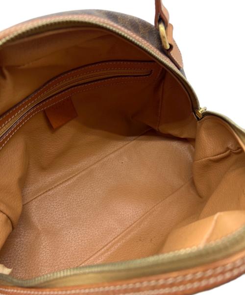 CELINE（セリーヌ）CELINE (セリーヌ) ハンドバッグ/マカダム・ハーフムーン ブラウンの古着・服飾アイテム