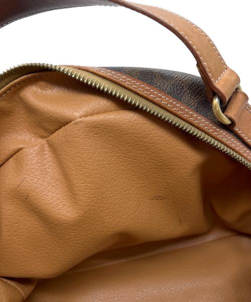 CELINE（セリーヌ）CELINE (セリーヌ) ハンドバッグ/マカダム・ハーフムーン ブラウンの古着・服飾アイテム