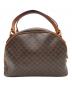 CELINE (セリーヌ) ハンドバッグ/マカダム・ハーフムーン ブラウン：30000円