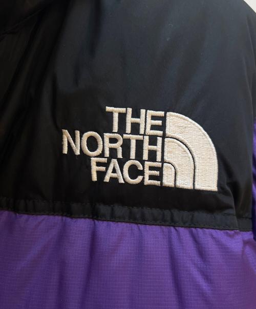THE NORTH FACE（ザ ノース フェイス）THE NORTH FACE (ザ ノース フェイス) ダウンジャケット パープル×ブラック サイズ:Ｌの古着・服飾アイテム