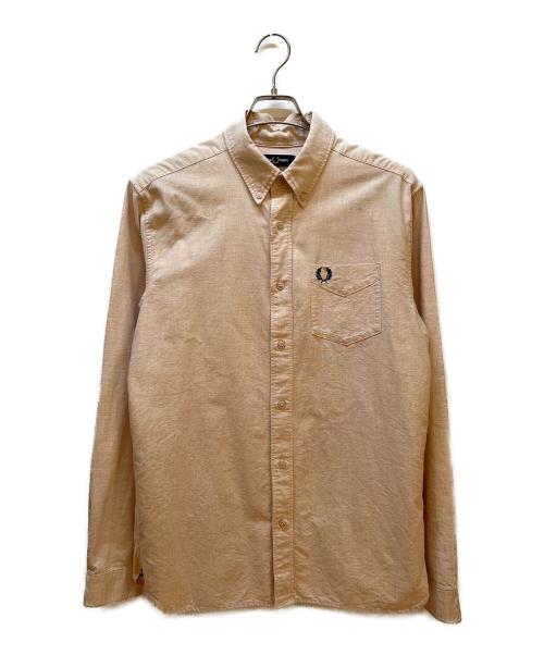 FRED PERRY（フレッドペリー）FRED PERRY (フレッドペリー) 長袖シャツ ベージュ サイズ:Mの古着・服飾アイテム