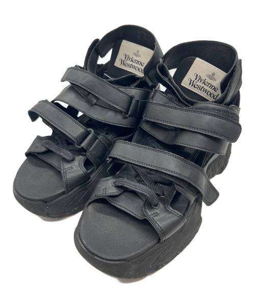 Vivienne Westwood（ヴィヴィアンウエストウッド）Vivienne Westwood (ヴィヴィアンウエストウッド) サンダル ブラック サイズ:43の古着・服飾アイテム