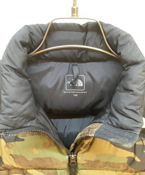THE NORTH FACE（ザ ノース フェイス）THE NORTH FACE (ザ ノース フェイス) ダウンジャケット グリーン×ブラック サイズ:100の古着・服飾アイテム