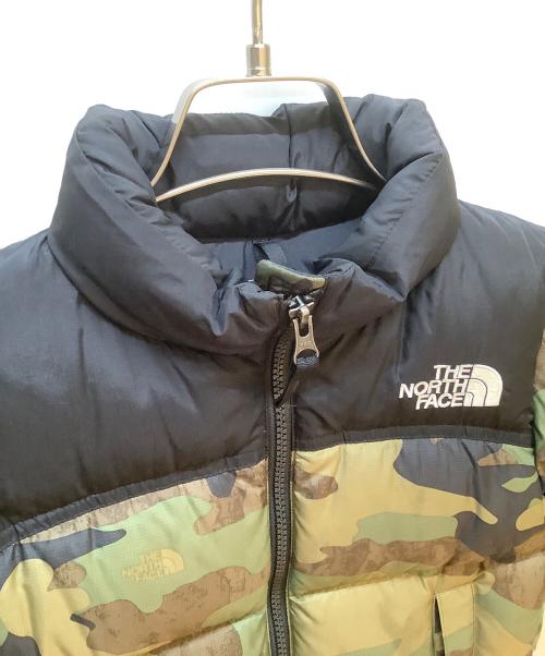 THE NORTH FACE（ザ ノース フェイス）THE NORTH FACE (ザ ノース フェイス) ダウンジャケット グリーン×ブラック サイズ:100の古着・服飾アイテム
