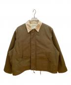 RE-PURPOSEリパーパス）の古着「ランチジャケット」｜オリーブホワイト