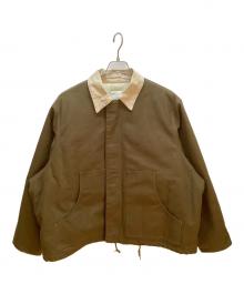 RE-PURPOSE（リパーパス）の古着「ランチジャケット」｜オリーブホワイト