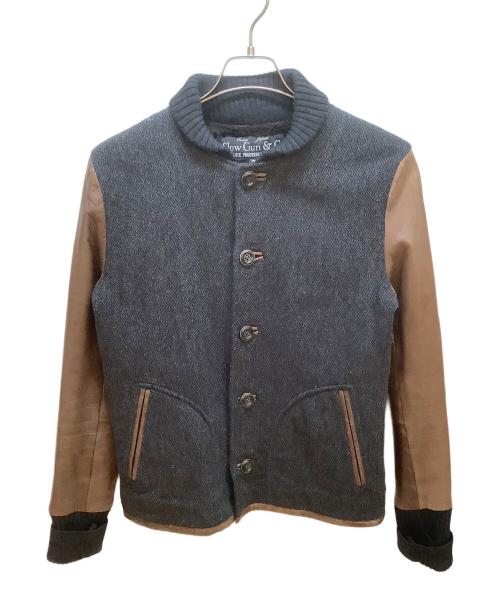 SLOWGUN（スロウガン）SLOWGUN (スロウガン) スタジャン グレー サイズ:3の古着・服飾アイテム