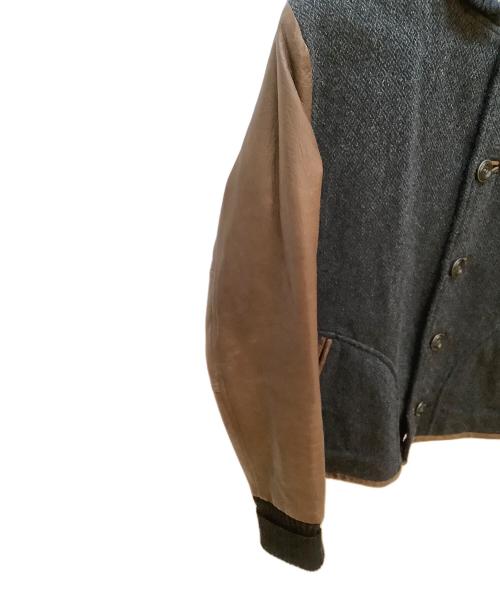 SLOWGUN（スロウガン）SLOWGUN (スロウガン) スタジャン グレー サイズ:3の古着・服飾アイテム