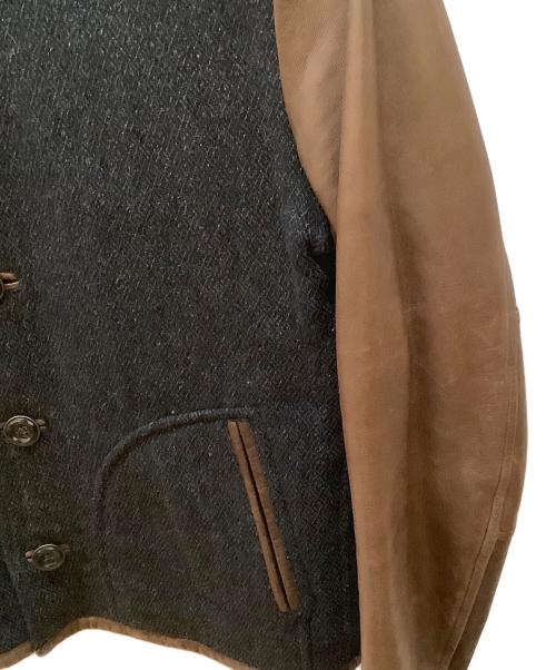 SLOWGUN（スロウガン）SLOWGUN (スロウガン) スタジャン グレー サイズ:3の古着・服飾アイテム