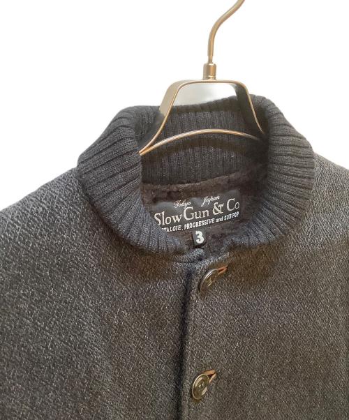 SLOWGUN（スロウガン）SLOWGUN (スロウガン) スタジャン グレー サイズ:3の古着・服飾アイテム