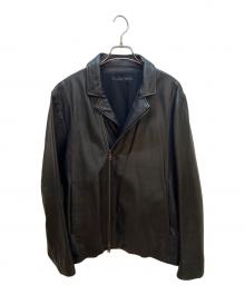 AQUELUE shama（アキュール シャマ）の古着「レザージャケット」｜ブラック